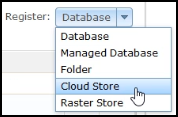 Add the cloud store via Server Manager Add the cloud store via Server Manager
